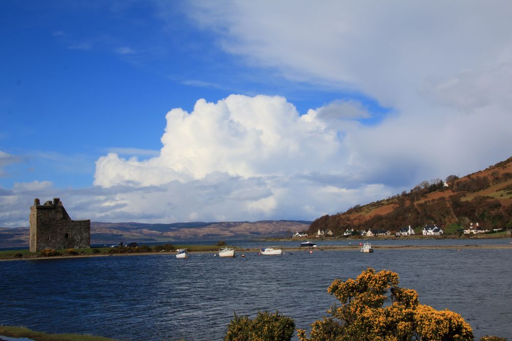 Kasteelruine bij Lochranza