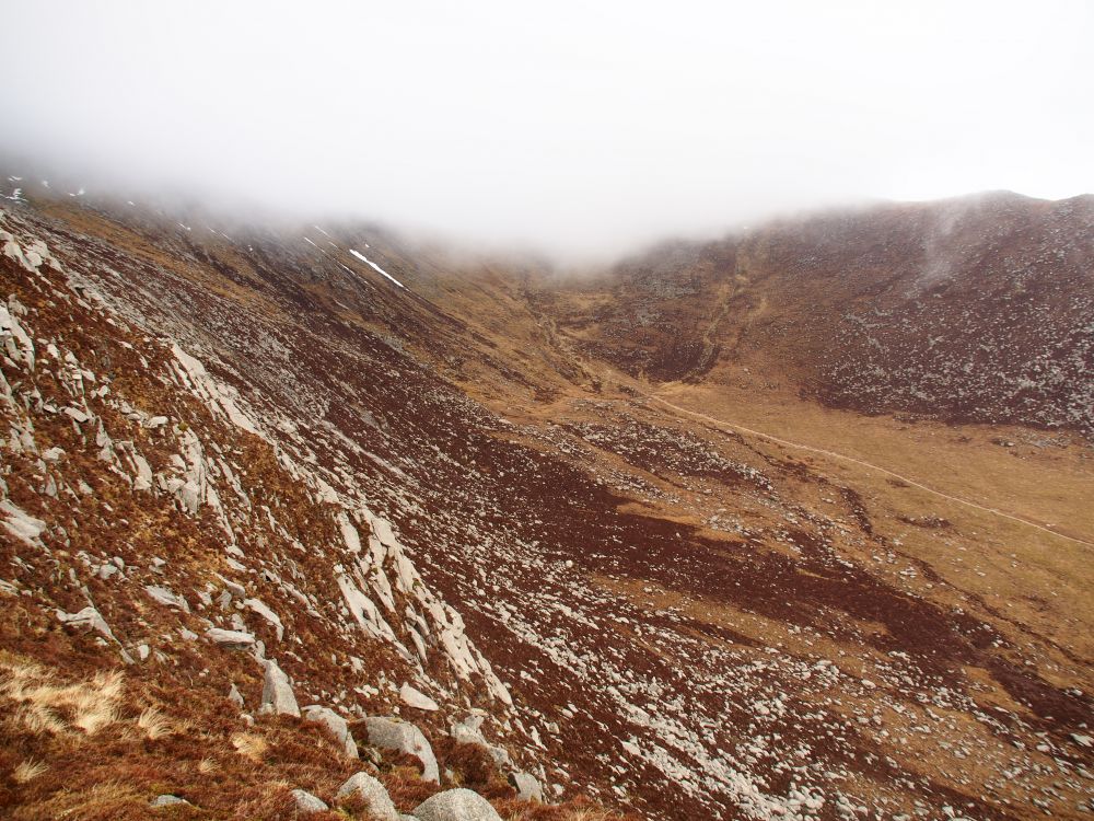 landschap ten oosten van Goatfell