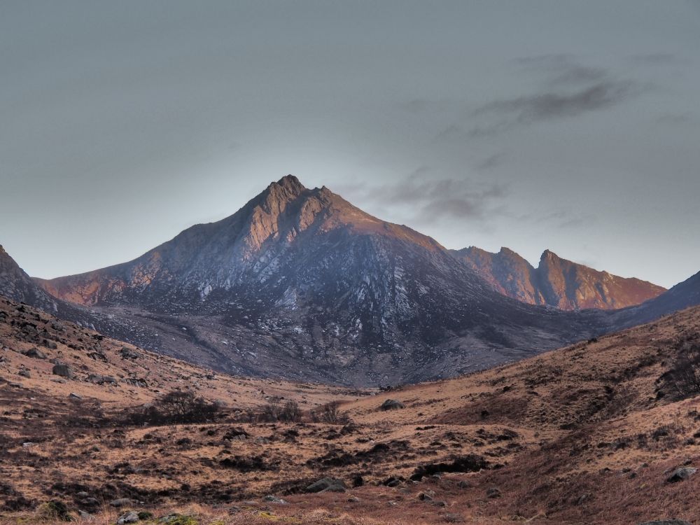 Cir Mhor achter in de Glen Rosa