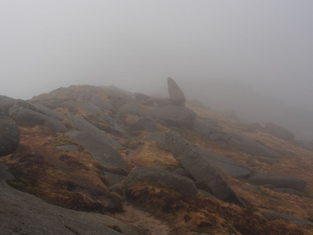mist op Beinn Nuis