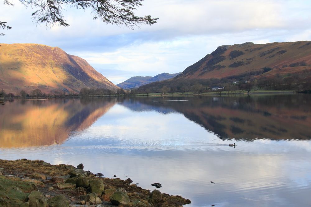 Buttermere lake gezien vanuit het westen