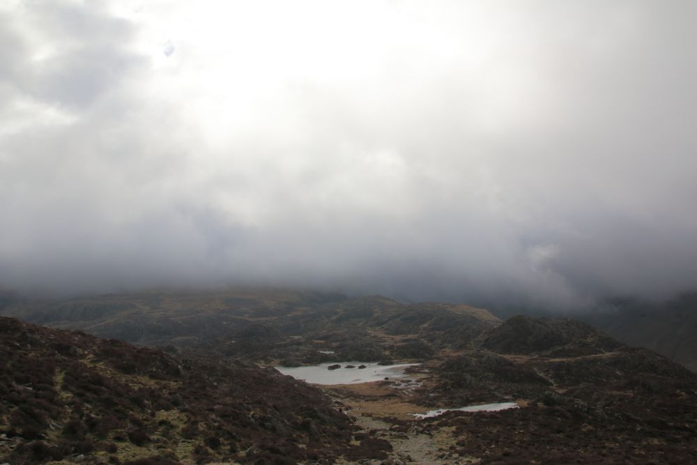 Innominate tarn ,gezien vanaf top Haystacks